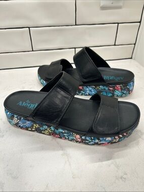Alegria Floral Printed Slide Sandals - Orbyt Cottagecore Casual Sz 9.5